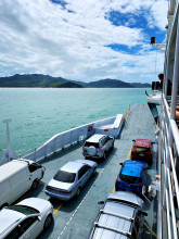 Sur le Ferry pour Magnetic Island